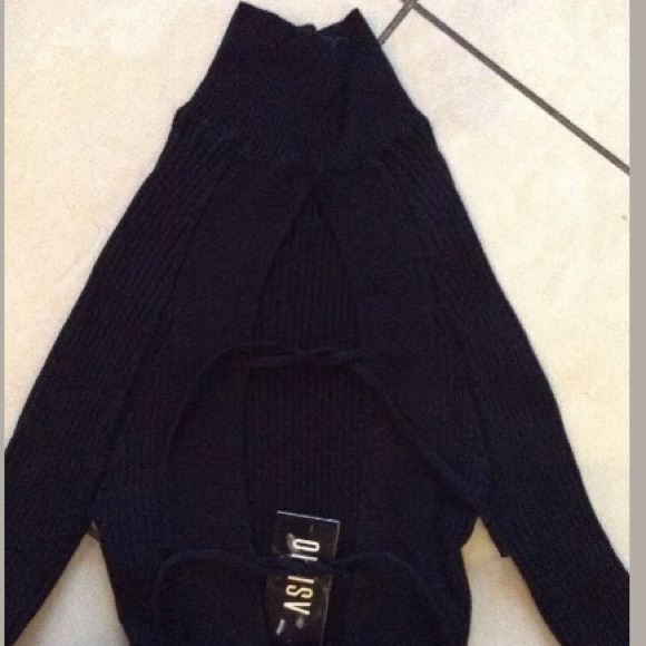 Asilio Fire the Fortress Black Knit Dress Sz M - Picture 6 of 7